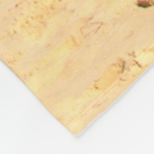 Gepersonaliseerde uw foto fleece deken aangepaste  (Hoek)