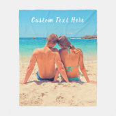 Gepersonaliseerde uw foto fleece deken aangepaste  (Voorkant)