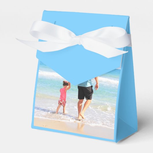 Gepersonaliseerde Uw Foto Gift Box met aangepaste Bedankdoosjes (Voorkant Zijde)