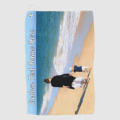 Gepersonaliseerde uw foto Golf handdoek en aangepa (Voorkant)