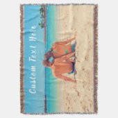 Gepersonaliseerde Uw Foto Gooi Deken Aangepaste Te (Voorkant Verticaal)