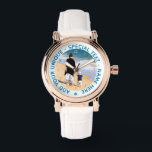 Gepersonaliseerde uw foto horloge cadeau en aangep<br><div class="desc">Aangepaste tekst- en fotohorloges - Uw eigen ontwerp - Speciaal - Gepersonaliseerde familie / vrienden of persoonlijk horloge cadeau - Uw foto en tekst toevoegen - Formaat wijzigen en verplaatsen of verwijderen en elementen toevoegen - afbeelding / tekst met aanpassingshulpmiddel. Kies / voeg uw favoriete lettertype / elementen en tekstkleuren...</div>