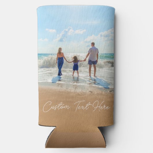 Gepersonaliseerde uw foto-Koelbox en aangepaste te Seltzer Blikjeskoeler (Achterkant)