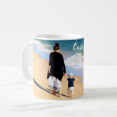 Gepersonaliseerde Uw Foto Koffie Mok Aangepaste te (Voorkant links)
