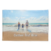 Gepersonaliseerde Uw Foto Kussen Hoesje Aangepaste Kussensloop (Achterkant)