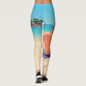 Gepersonaliseerde uw foto-Leggings met aangepaste  Leggings (Achterkant)