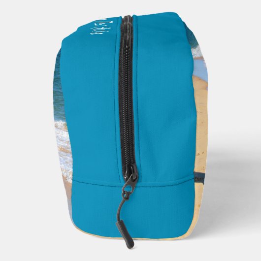 Gepersonaliseerde uw foto met aangepaste tekst toilettasje (Rechts)