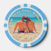 Gepersonaliseerde uw foto poker chips aangepaste t (Voorkant)