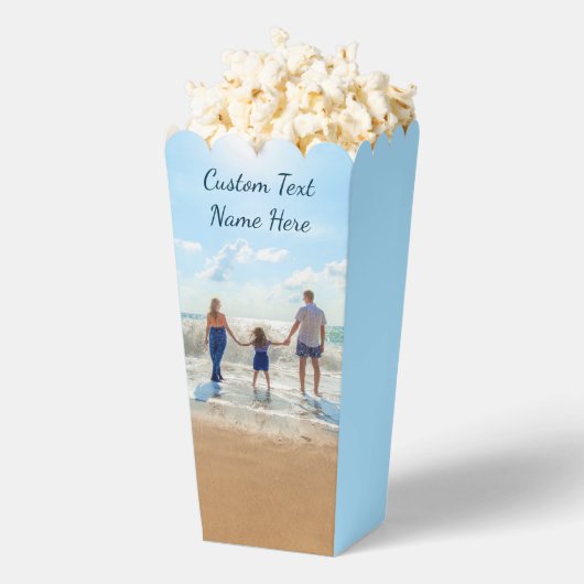 Gepersonaliseerde uw foto Popcorn Box aangepaste t Bedankdoosjes (Popped)