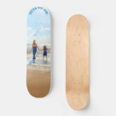 Gepersonaliseerde uw foto skateboard en aangepaste (Voorkant)
