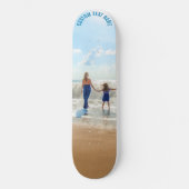Gepersonaliseerde uw foto skateboard en aangepaste (Voorkant)