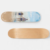 Gepersonaliseerde uw foto skateboard en aangepaste (Horizontaal)