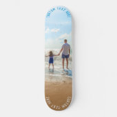 Gepersonaliseerde uw foto skateboard en aangepaste (Voorkant)