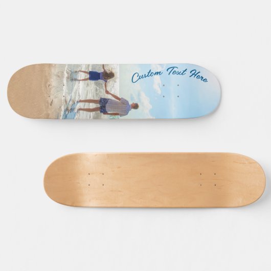 Gepersonaliseerde uw foto skateboard en aangepaste (Horizontaal)