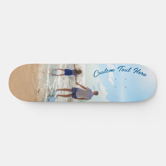 Gepersonaliseerde uw foto skateboard en aangepaste (Horizontaal)