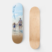 Gepersonaliseerde uw foto skateboard en aangepaste (Voorkant)