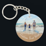 Gepersonaliseerde uw foto Sleutelhanger met aangep<br><div class="desc">Aangepaste foto en tekst Sleutelhangers - Unique Your Own Design - Gepersonaliseerde familie / vrienden of persoonlijke Sleutelhanger geschenk - Voeg Jouw tekst en foto toe - Formaat wijzigen en verplaatsen met aanpassingstool! Kies lettertype / grootte / kleur! Veel succes - wees gelukkig :)</div>