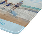 Gepersonaliseerde uw foto snijplank aangepaste tek (Hoek)