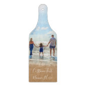 Gepersonaliseerde uw foto snijplank aangepaste tek (Voorkant)