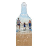 Gepersonaliseerde uw foto snijplank aangepaste tek (Voorkant)