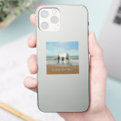 Gepersonaliseerde uw foto Sticker met aangepaste t (Telefoon)