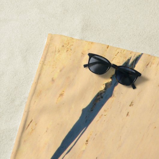 Gepersonaliseerde uw foto strand handdoek aangepas (In situ)