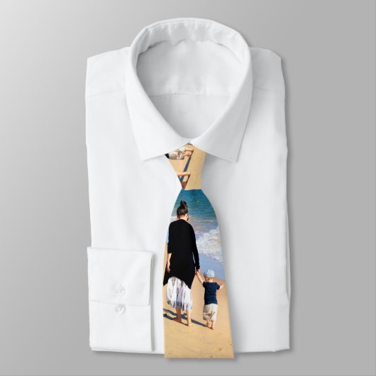 Gepersonaliseerde uw foto-Stropdas met aangepaste  Stropdas (Gebonden)