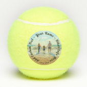 Gepersonaliseerde uw foto tennis ballen aangepaste (Achterkant)