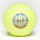 Gepersonaliseerde uw foto tennis ballen aangepaste (Voorkant)