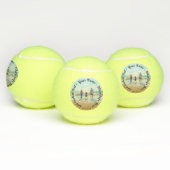 Gepersonaliseerde uw foto tennis ballen aangepaste (Multi)