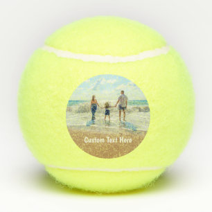 Gepersonaliseerde uw foto tennis ballen aangepaste