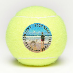 Gepersonaliseerde uw foto tennis ballen aangepaste