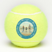 Gepersonaliseerde uw foto tennis ballen aangepaste (Achterkant)