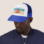 Gepersonaliseerde uw foto trucker hoed aangepaste pet (In situ)