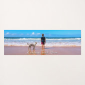 Gepersonaliseerde Uw Foto Yoga Mat met Aangepaste  (Achterkant (horizontaal))