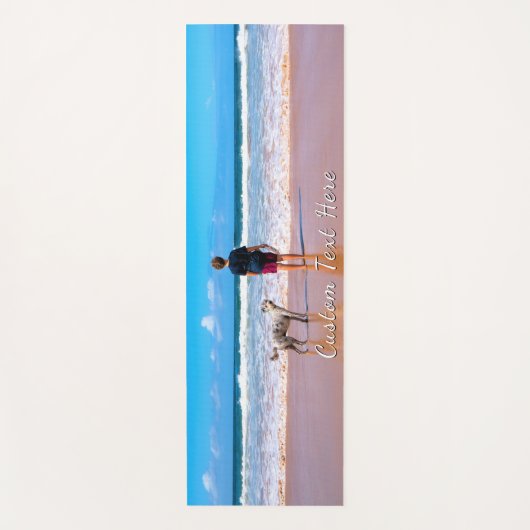 Gepersonaliseerde Uw Foto Yoga Mat met Aangepaste  (Voorkant)