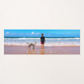 Gepersonaliseerde Uw Foto Yoga Mat met Aangepaste  (Voorkant (horizontaal))