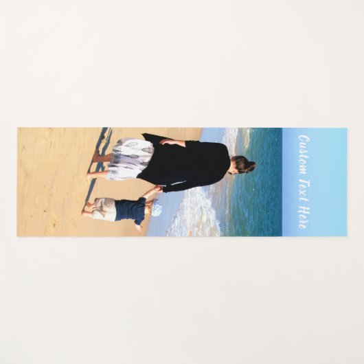 Gepersonaliseerde Uw Foto Yoga Mat met Aangepaste  (Voorkant (horizontaal))
