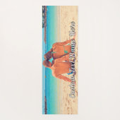 Gepersonaliseerde Uw Foto Yoga Mat met Aangepaste  (Achterkant)