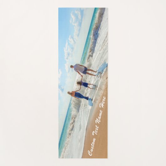 Gepersonaliseerde Uw Foto Yoga Mat met Aangepaste  (Voorkant)