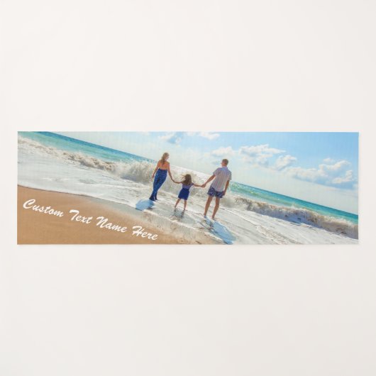 Gepersonaliseerde Uw Foto Yoga Mat met Aangepaste  (Voorkant (horizontaal))