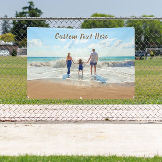 Gepersonaliseerde uw fotobanner met aangepaste tek spandoek (Insitu)