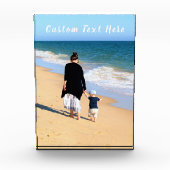 Gepersonaliseerde Uw Fotoblok Gift Aangepaste teks (Voorkant)