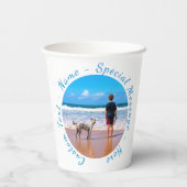 Gepersonaliseerde uw fotodocument koppen en aangep papieren bekers (Achterkant)