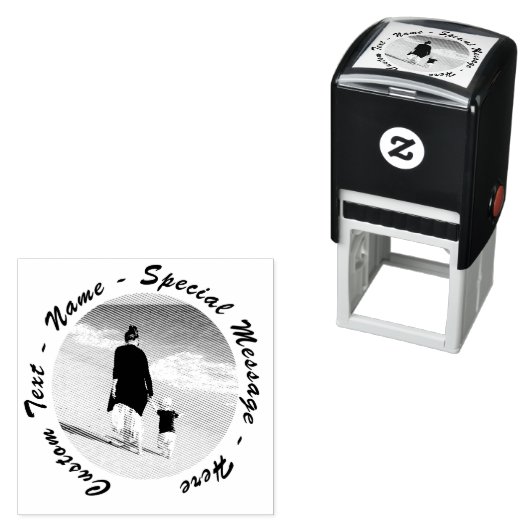 Gepersonaliseerde uw fotostempel met aangepaste te  zelfinktende stempel (In situ)