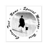 Gepersonaliseerde uw fotostempel met aangepaste te  zelfinktende stempel (Design)