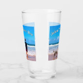 Gepersonaliseerde uw huisdier foto glas Maak aange (Links)