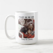 Gepersonaliseerde uw huisdier foto koffiemok (Links)