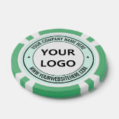 Gepersonaliseerde uw logo tekst bedrijf pokerchips (Enkel)