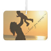 Gepersonaliseerde uw moeder foto auto luchtverfris luchtverfrisser (Achterkant)